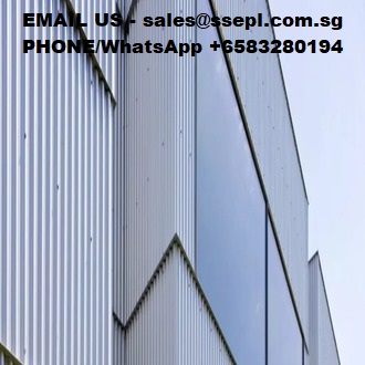 Corrugated wall cladding - Singapore Specialized Engineering Pte ltd